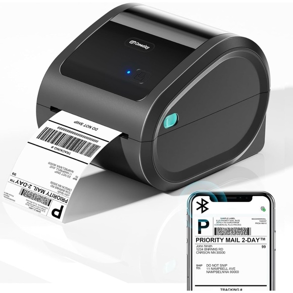 NIB Omezizy Bluetooth Thermal Label Printer 4x6 - D520BT Thermal Printer - Picture 1 of 11